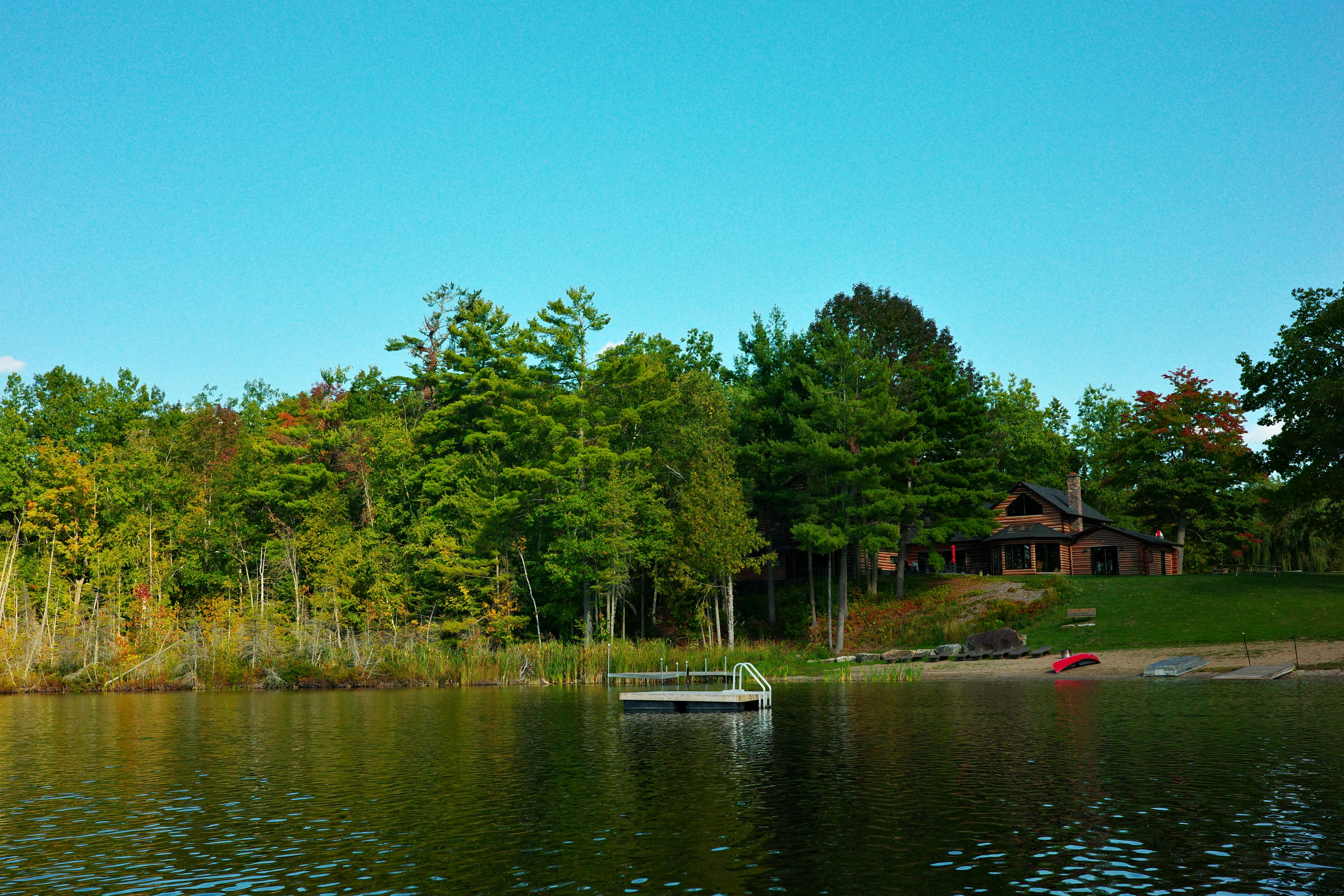 Enjoying the lake